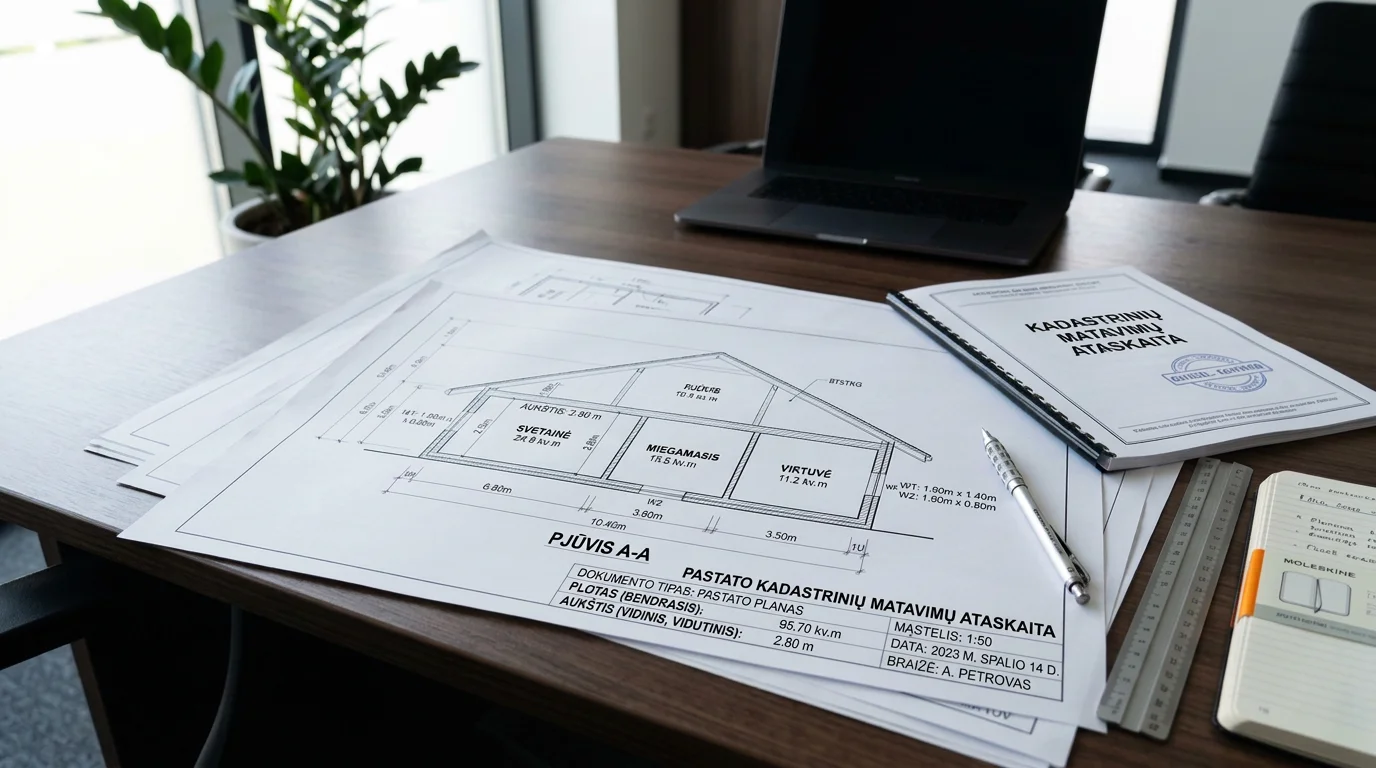 Pastatų kadastriniai matavimai ir inventorizavimas