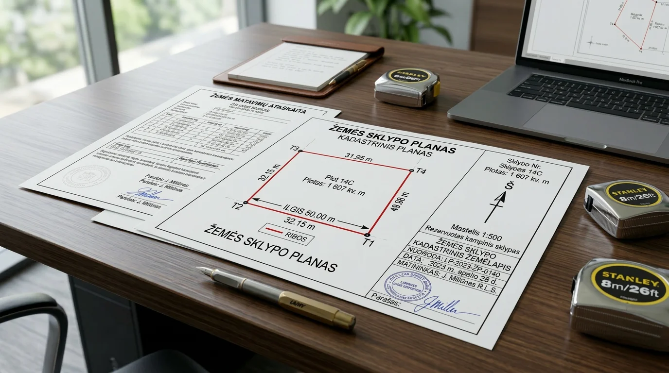 Žemės sklypų kadastriniai matavimai